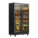 LED Yogurt Red Bull Beer and Liquor Store Fridge Cooler for Beverage Display Compressor Freezer Refrigerator Cool Climate