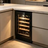 C-Large Capacity 58L Built-in Wine Refrigerator Digital Touch Control Wine Preservation Fridge