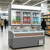Two-Tier Combi Refrigerated Merchandiser with Independent Uniform Cooling Circulation System