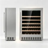 C-145L Vertical Built-in Wine Refrigerator 5-20℃ Constant Temp Cooler