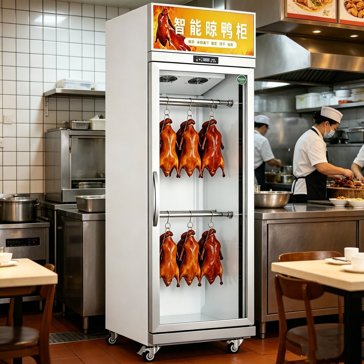 L- Stainless Steel Roast Duck Air Dry Chiller Kitchen Catering Equipment