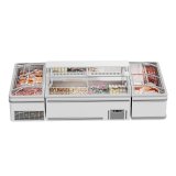 Freezing Equipment Top Sliding Glass Doors Freezer Chest Ice Cream Display for Sale