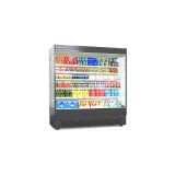 Large Capacity Vertical Open Air Refrigerator Multi Layer Beverage Display Chiller for Grocery Supermarket Drink Area