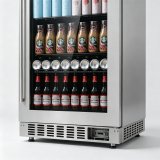 C-Household Commercial Beverage Cooler 145L Vertical Beer Display Cabinet