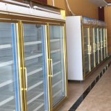 Supermarket Frozen Food 3 Glass Door Industrial Upright Freezer