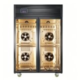 L-Commercial Double Glass Door Duck Air-Drying Cabinet Constant Temperature Humidity Meat Drying Display Fridge