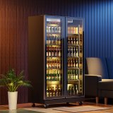 LED Yogurt Red Bull Beer and Liquor Store Fridge Cooler for Beverage Display Compressor Freezer Refrigerator Cool Climate