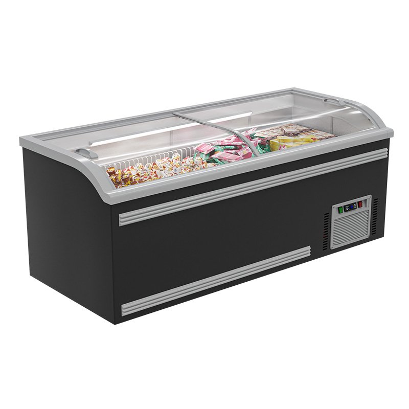 Refrigeration Equipment Low Power Consumption Ice Cream Display Freezer Sale