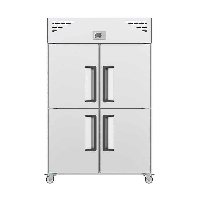 Outdoor Commercial Kitchen 1000l Deep Chest 4 Doors Refrigerator Freezer