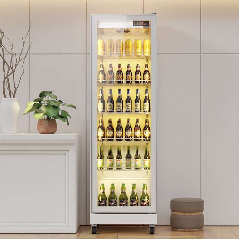 LED Yogurt Red Bull Beer and Liquor Store Fridge Cooler for Beverage Display Compressor Freezer Refrigerator Cool Climate
