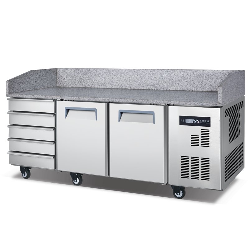 Best-Selling Fridge Commercial Deep Freezer Refrigeration Equipment Stainless Steel Workbench