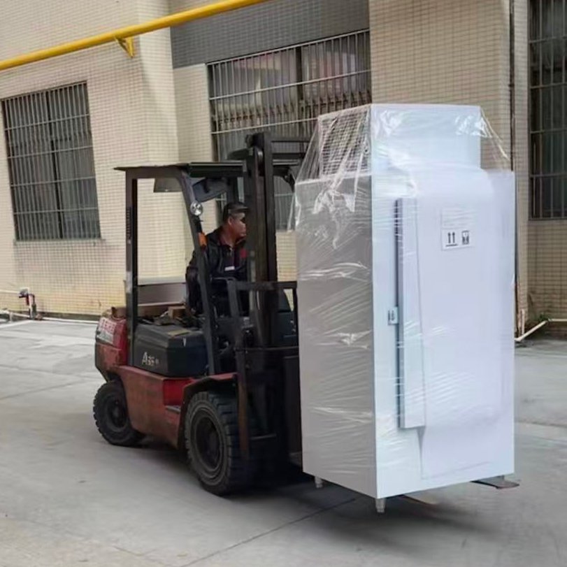 Custom Graphic Upright Ice Bin Freezer Lockable Solid Door Outdoor Commercial Ice Storage Merchandiser