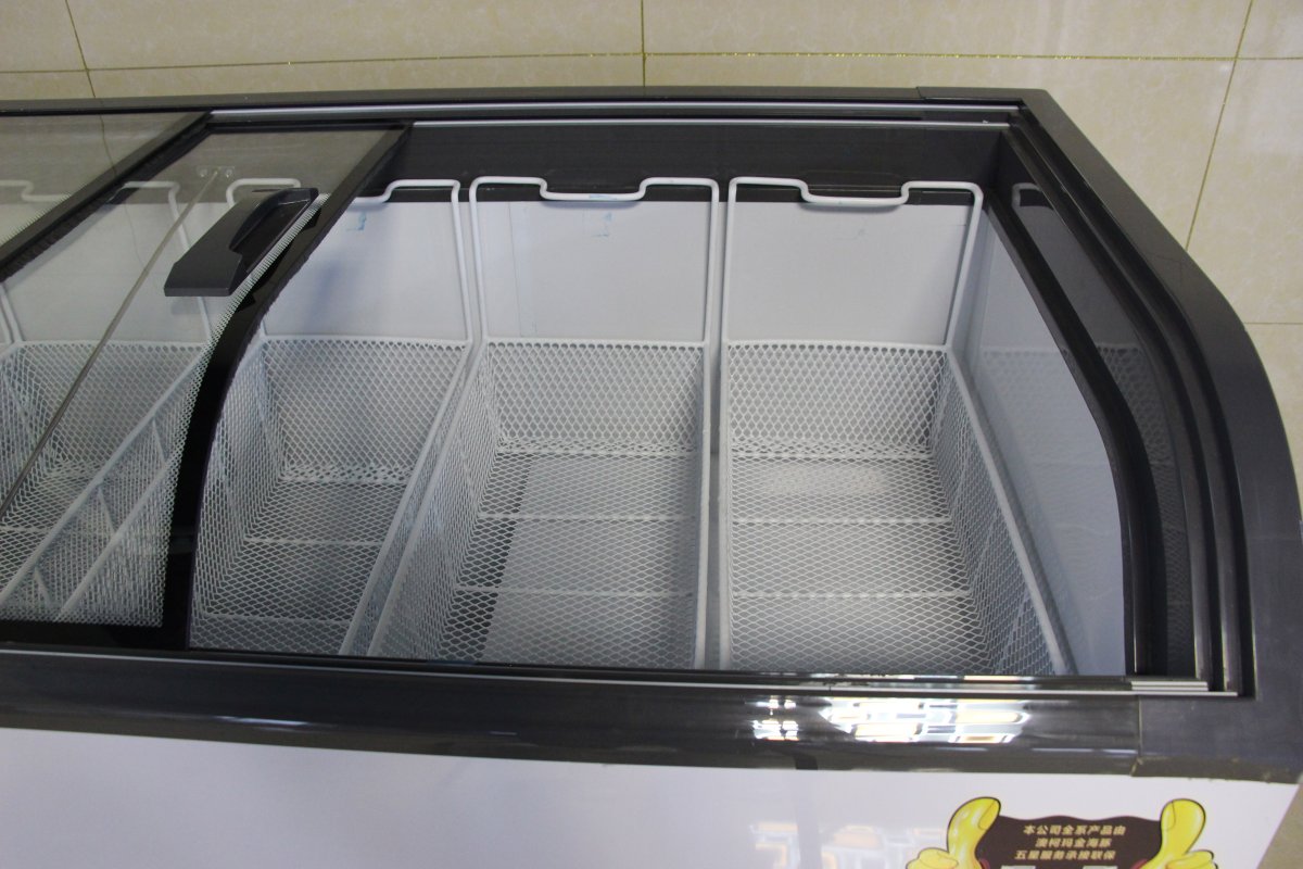 Wholesale High Quality Supermarket Commercial Practical showcase Refrigerator Lsland Chiller Freezer Horizontal Display Fridge