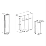L-  Air Cooling Wine Cooler Temperature Memory Door Open Alarm Single Glass Door Vertical Wine Fridge