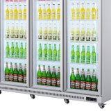 2 3 4 Glass Door Luxury Standing Fridge for Shope Monster Cool Drink Soda Cooler