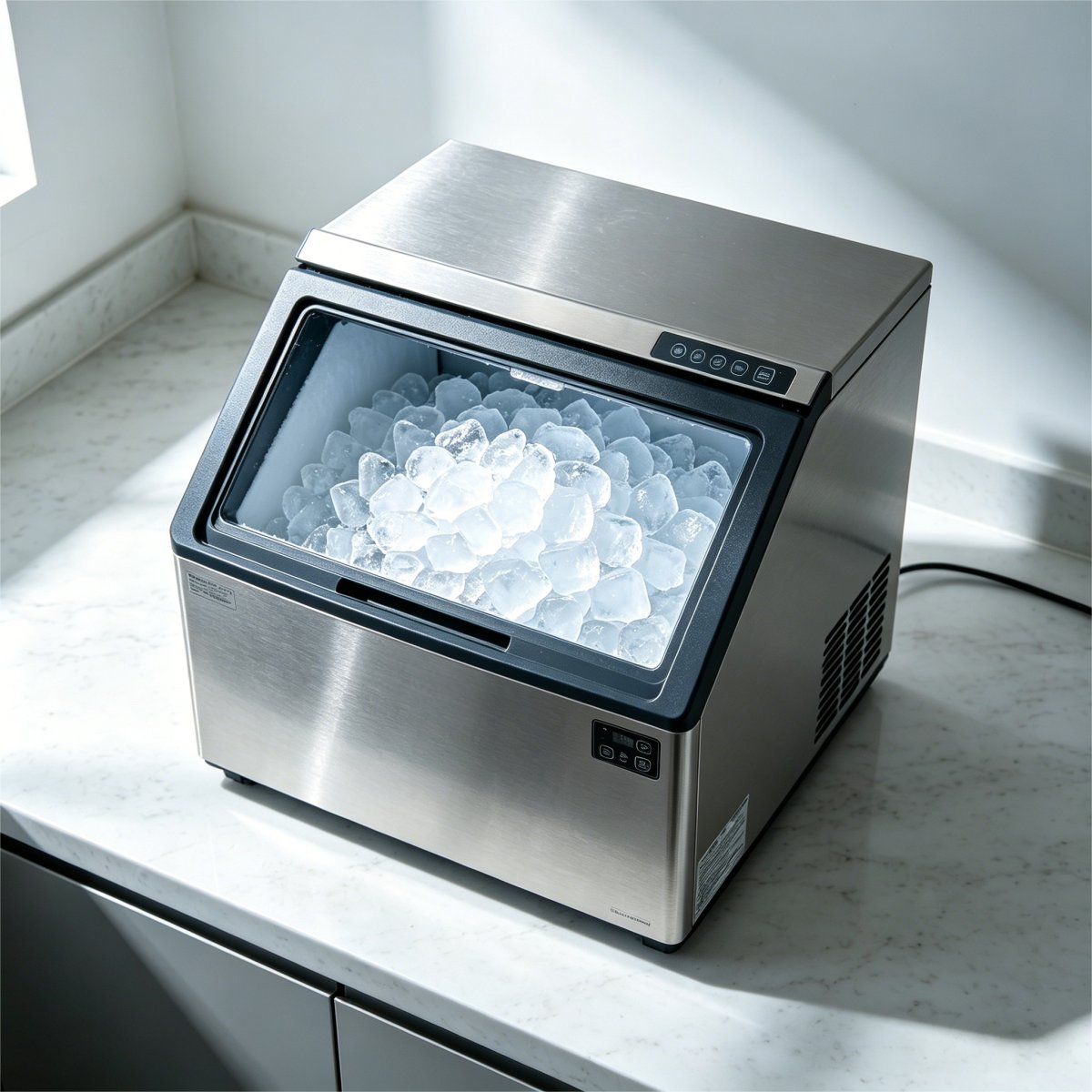 G-Energy Saving Air Cooled Counter Ice Making Machine for Hotel Bar Use