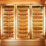 G-Bottom Mount Compressor Triple Door Wine Cooler Cabinet