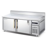 Workbench Cooler Undercounter Freezer Kitchen Refrigerated Equipment Glass Door Work Table Chiller