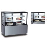 Commercial Multi-Tier Glass Door Cake Display Refrigerator for Bakery Shop