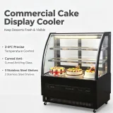 Visual Boost Cake Display Showcase Increase Bakery Sales Refrigerated Pastry Cooler