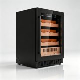 C-Dual Use Freestanding Built-in Cigar Cooler 145L Precise Temp Range 16 to 22 Degrees