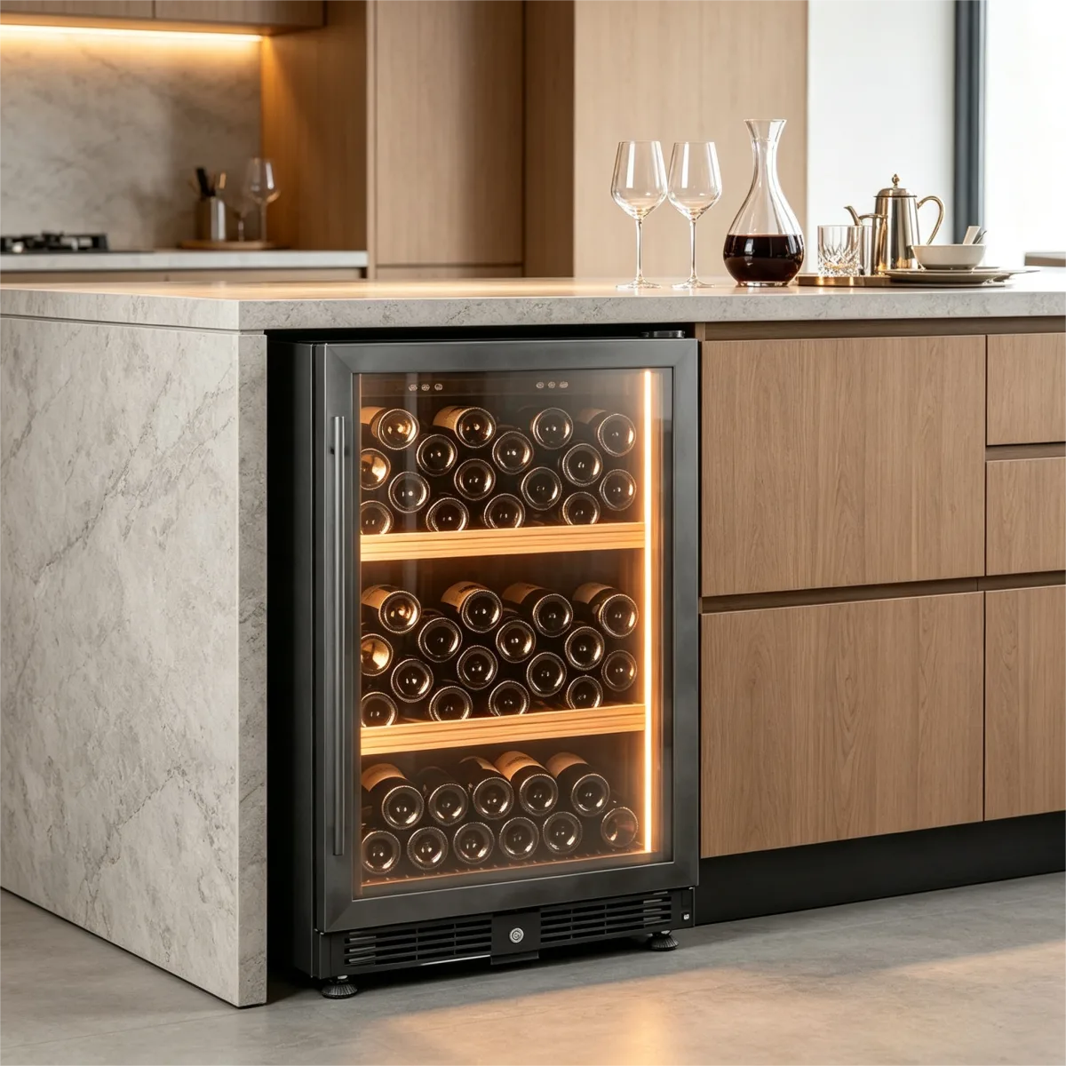G-72 Bottles Static Cooling Wine Fridge JC-185A