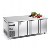 Commercial Under Counter Freezer Stainless Steel Fridge Workbench Chiller Refrigerator Counter Top Refrigerator and Freezer