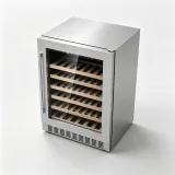 C-Large Capacity Embedded Wine Fridge 145L 5℃ to 20℃ Wine Storage Cabinet