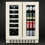G-Dual Temp Fan Cooling Wine Drink Combo Fridge JC-115DR