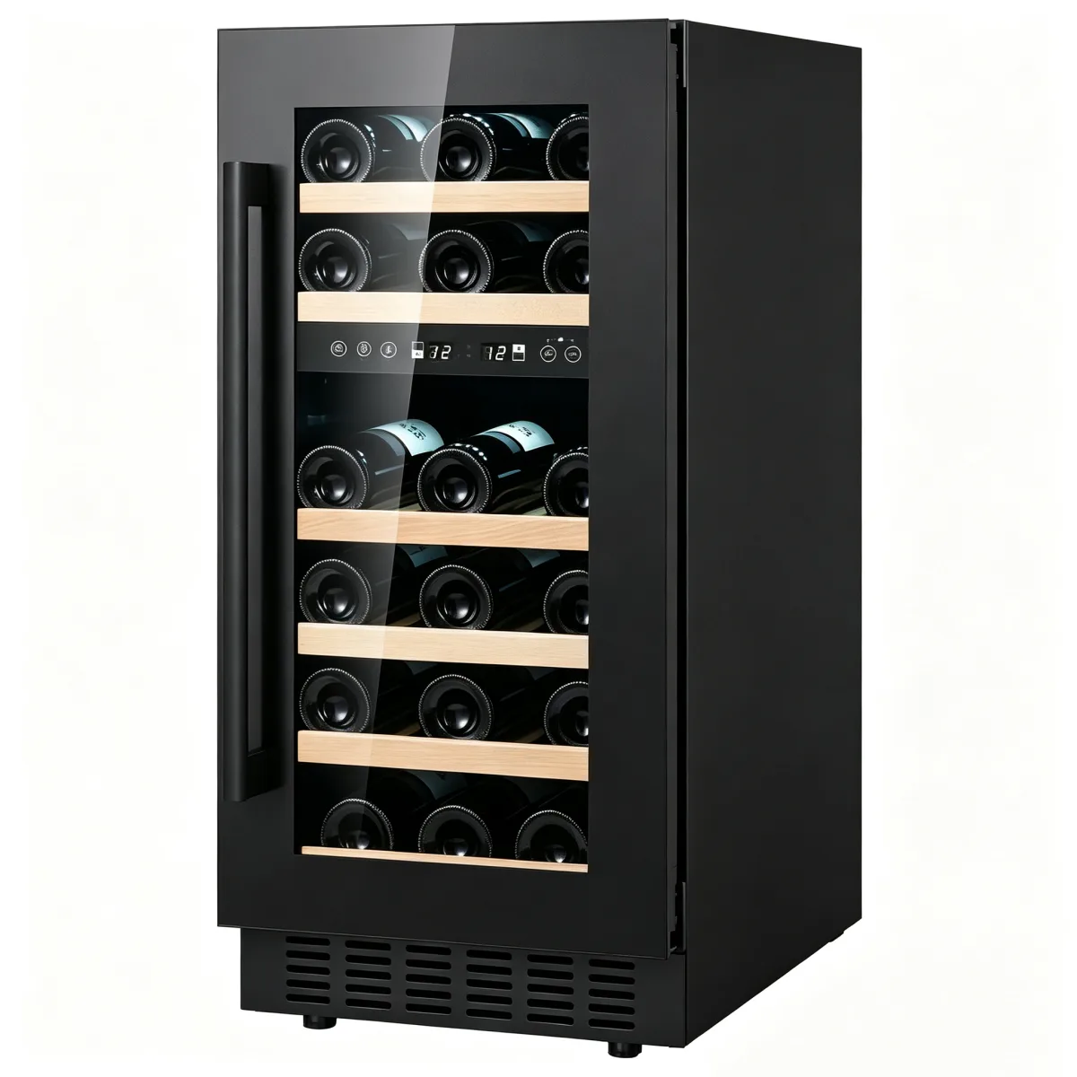 G-Large Capacity  Temperature Zone Wine Cooler With  Shelves