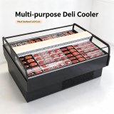 Commercial Fresh Meat Display Chiller Stainless Steel Refrigerated Meat Counter for Supermarket Butchery