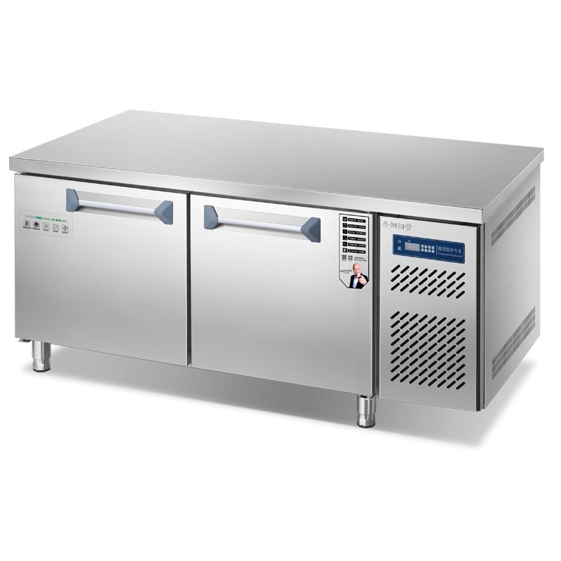 Commercial Under Refrigerated Work Workbench Refrigerator Equipment Work Table With Under Counter Refrigerator