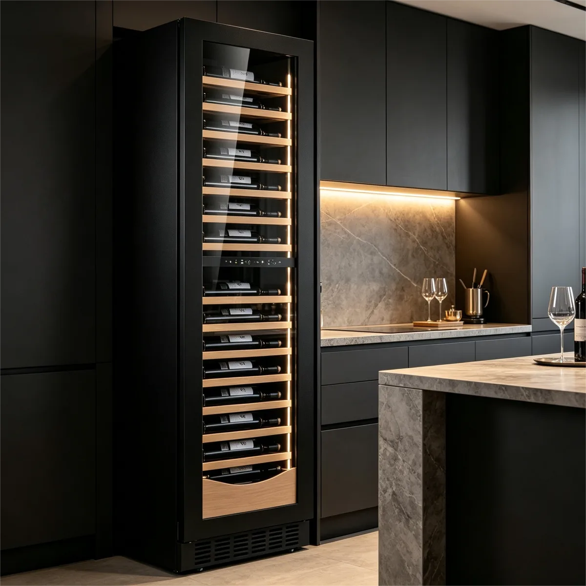 G-JC-385B 385L Zone Built in Wine Storage Cabinet