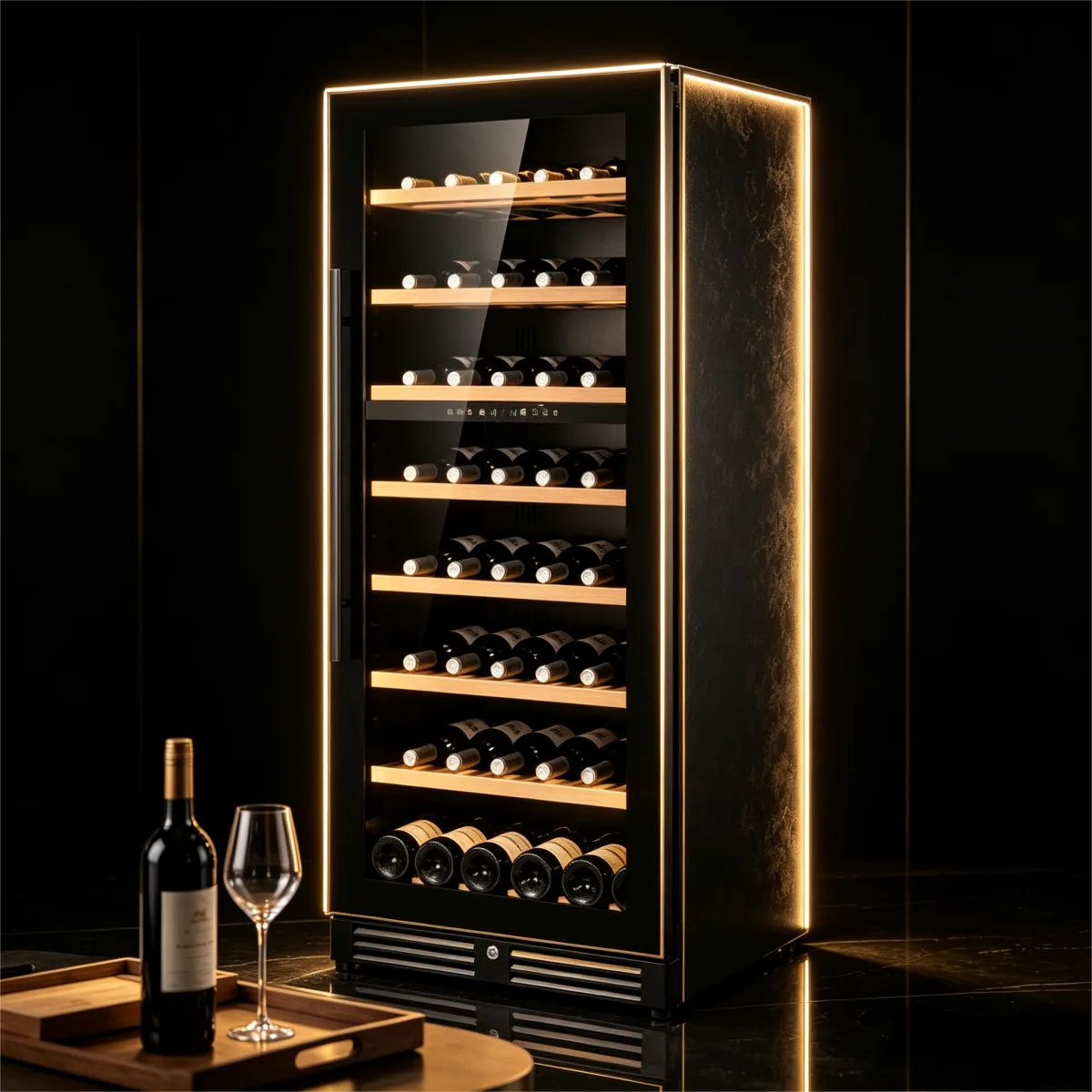 C-Dual Use Freestanding Embedded Wine Cooler 275L Temp 5 to 20 Degrees