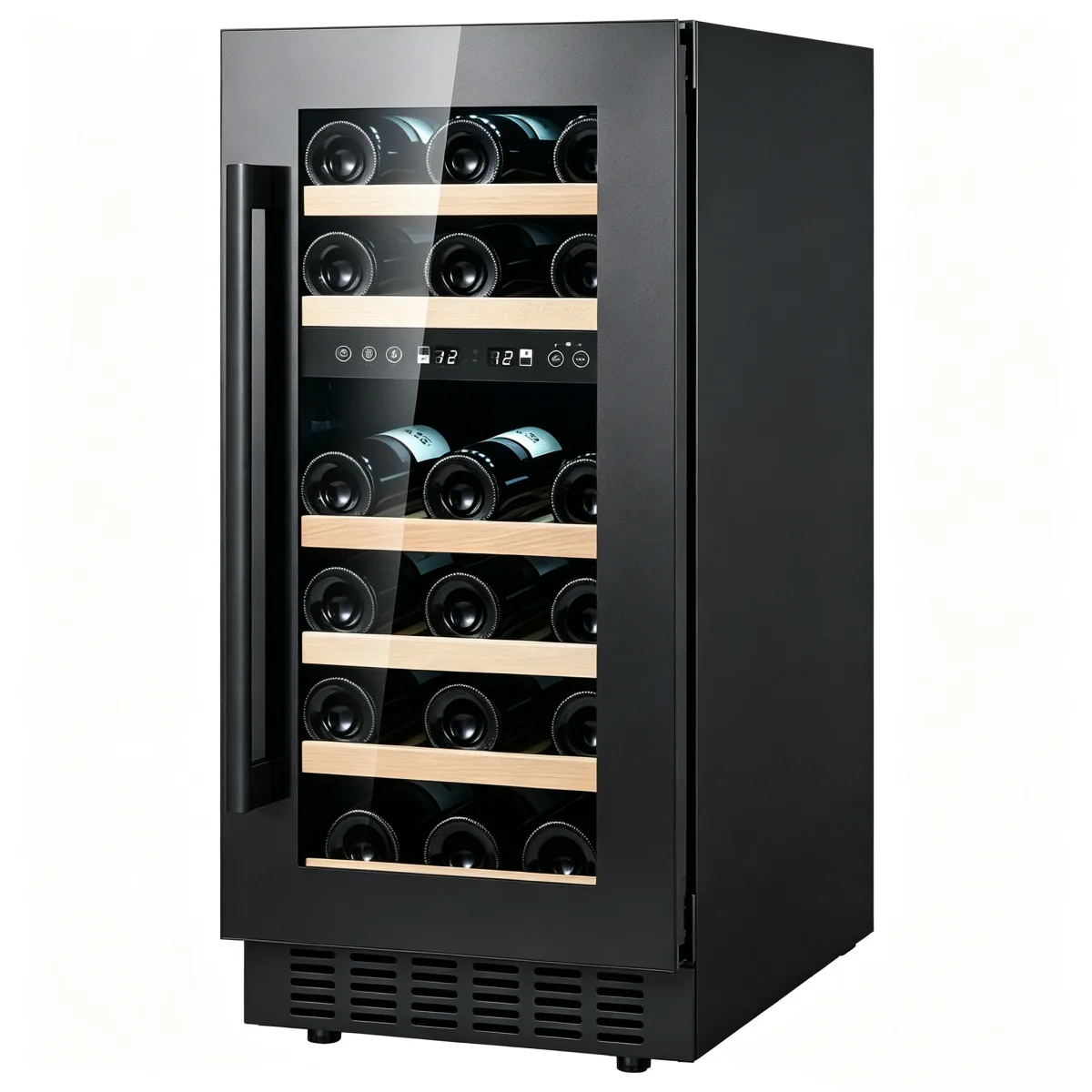 G-Built-in Freestanding Temp Wine Fridge With Pull Out Racks