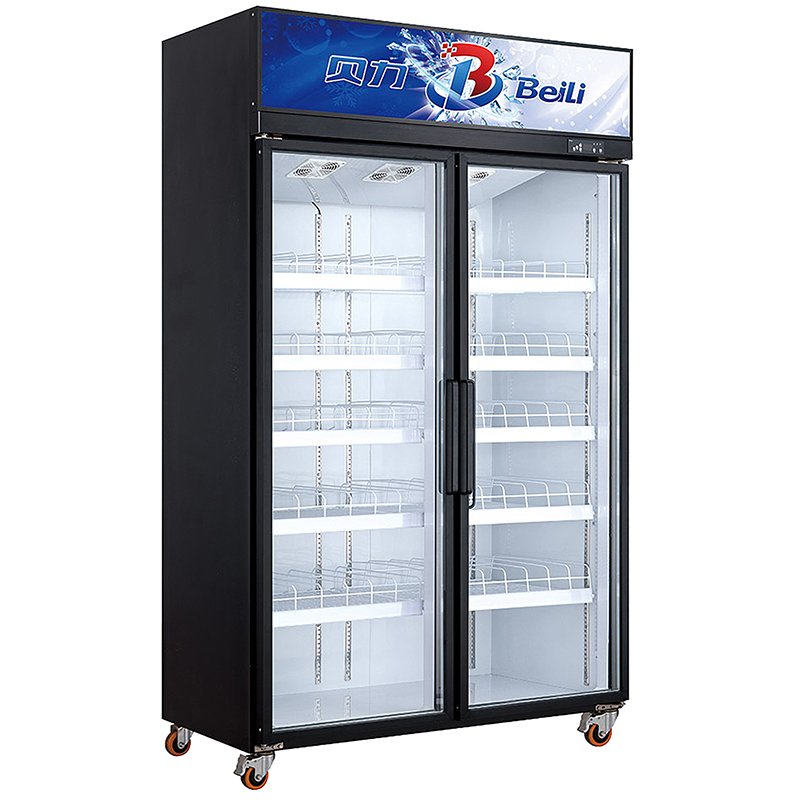 Glass Door Chiller showcase Wine and Beverage Coolers Commercial Refrigerator
