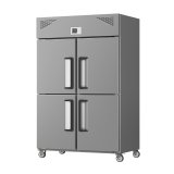 Restaurant Equipment Stainless Steel 2 Door Upright Chiller Two Doors Refrigerators