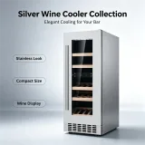 C-Large Capacity 58L Built-in Wine Refrigerator Digital Touch Control Wine Preservation Fridge