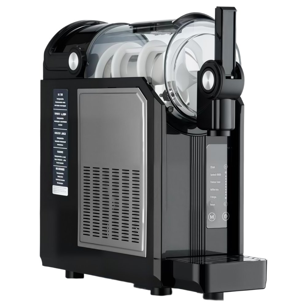 Commercial Single Tank Slush Machine 85oz Large Capacity Easy Clean Frozen Drink Maker for Cafe Bar
