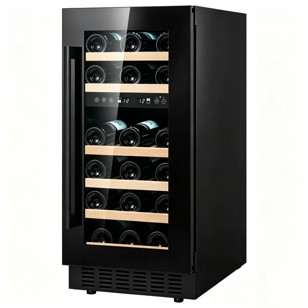 G-Built-in Freestanding Temp Wine Fridge With Pull Out Racks