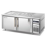 Hot Sale Salad Bar Cooler Pizza Sandwich Prep Table Freezer Refrigerator
