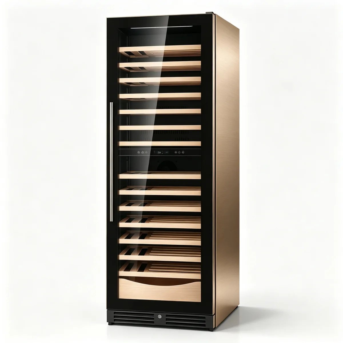 G-JC-385A 385L Single Zone Built in Wine Cooler Cabinet