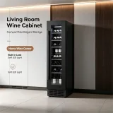 C-Slim Narrow Embedded Vertical Wine Cooler 22L