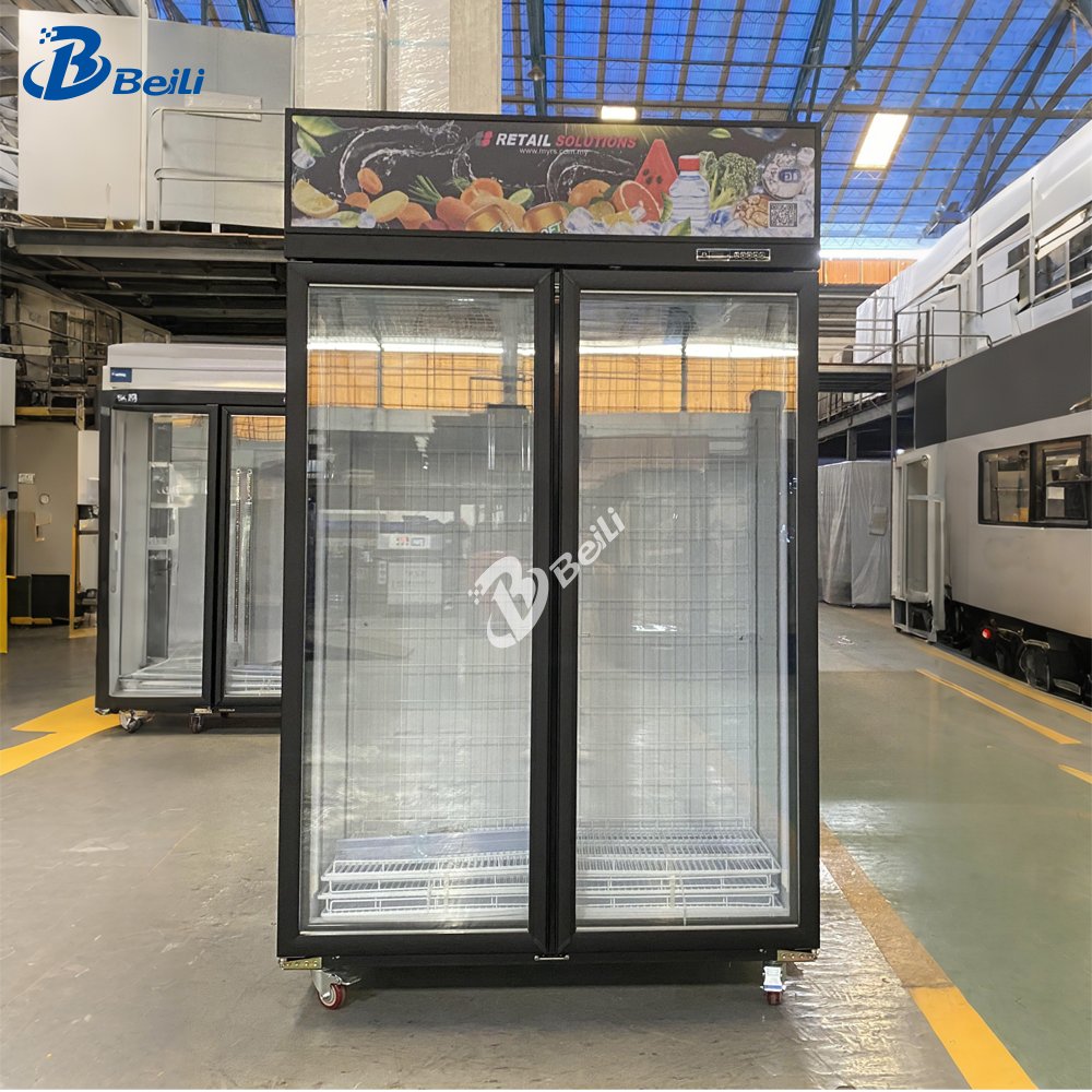 Comercial Fridge Beer Glass Door Merchandise Fridge Beverage Cooler