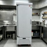 Food Grade Single Door Upright Commercial Freezer Stainless Steel Deep Freezer