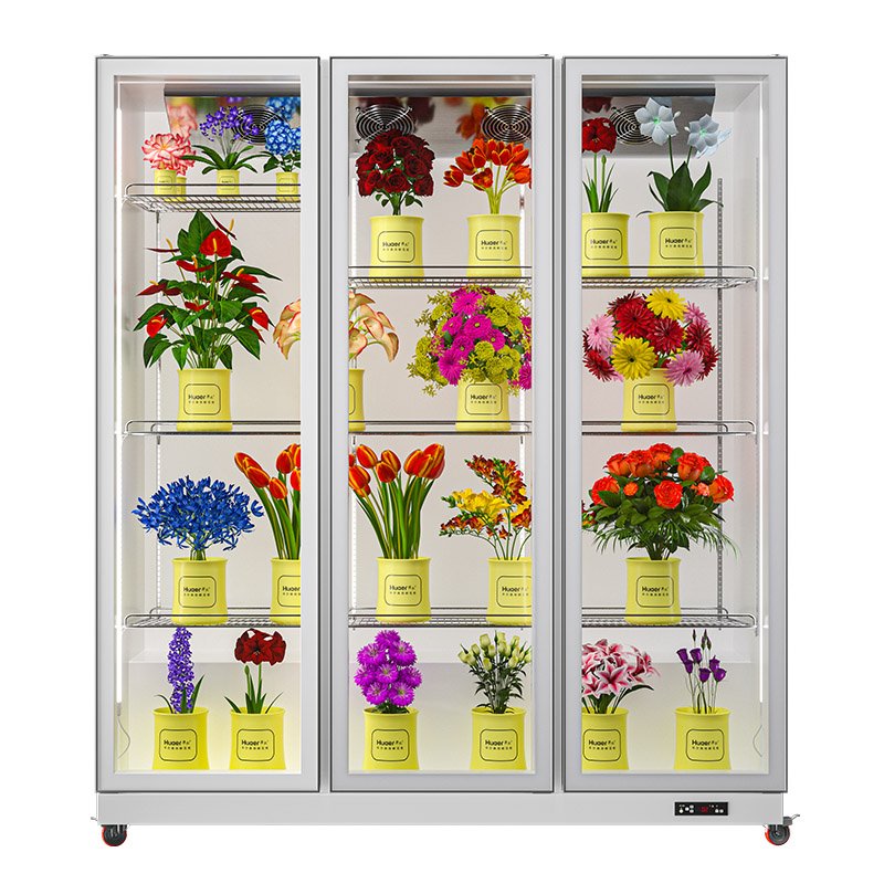 Fresh Flower Fridge Display Cooler Refrigerated showcase for Flower