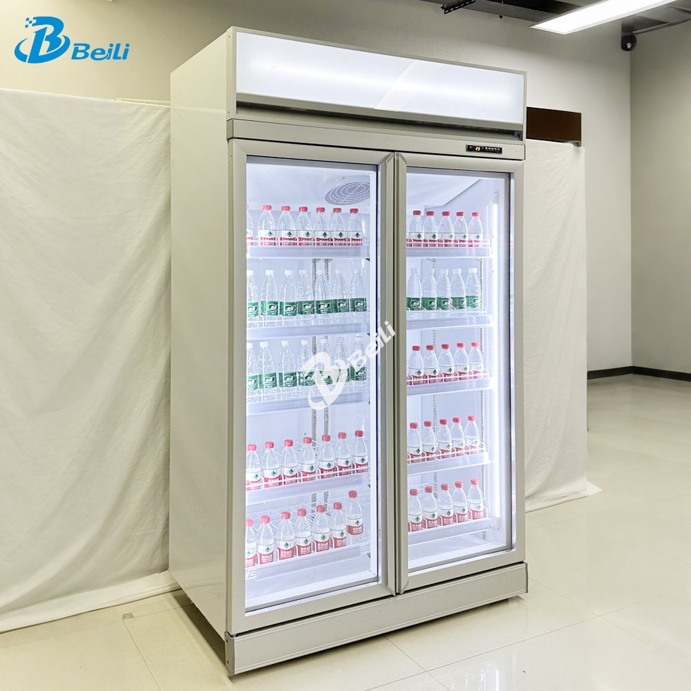 Supermarket Display Fridge Single Door Refrigerator Fridge for Drinks