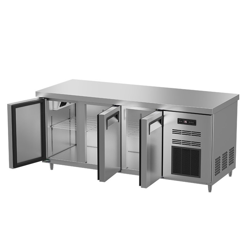 Stainless Steel Freezer Work Bench Undercounter Kitchen Chest Freezers