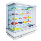 Dairy Products air Curtain Display Meat Supermarket Open Chiller