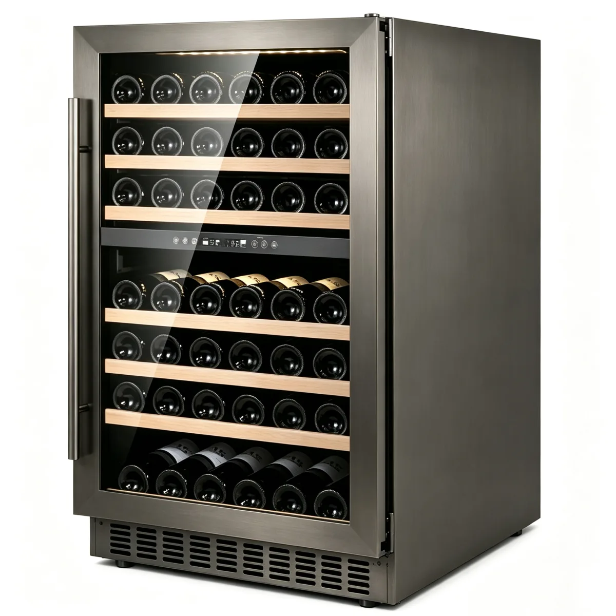G-Reversible Door Wine Cooler Power Off Temperature Memory Function